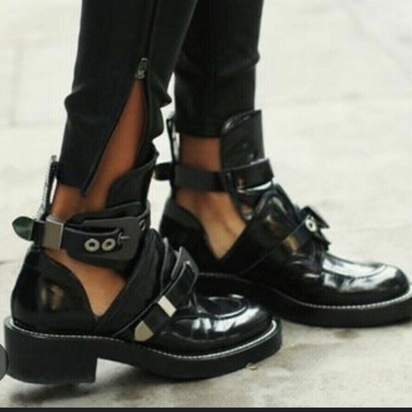 Balenciaga Black Ankle Boots - Picture 1 of 5